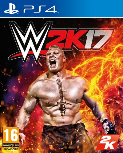 Pochette WWE 2K17 version PlayStation 4