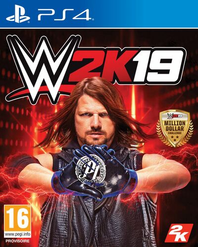 Pochette WWE 2K19 version PlayStation 4