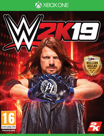 Pochette WWE 2K19 version Xbox One