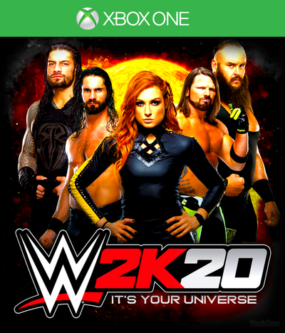 Pochette WWE 2K20 version Xbox One