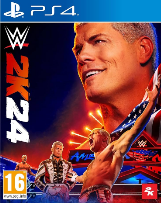 Pochette WWE 2K24 version PlayStation 4