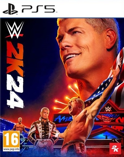 Pochette WWE 2K24 version PlayStation 5
