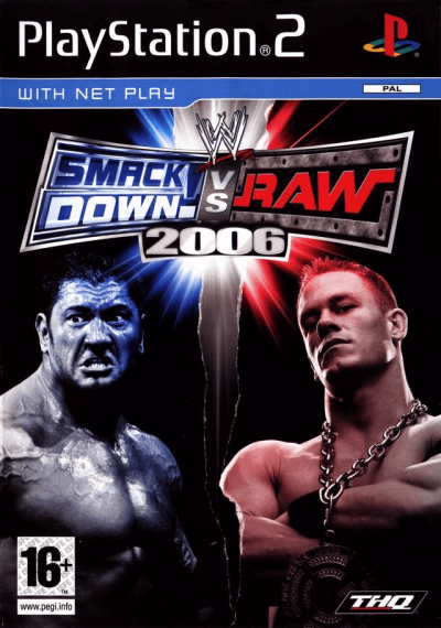 Pochette WWE SmackDown vs RAW 2006 version PlayStation 2