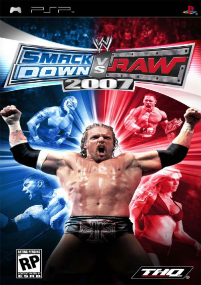 Pochette WWE SmackDown vs RAW 2007 version PSP