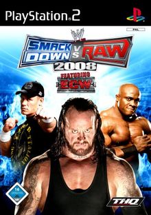 Pochette WWE SmackDown vs RAW 2008 version PlayStation 2