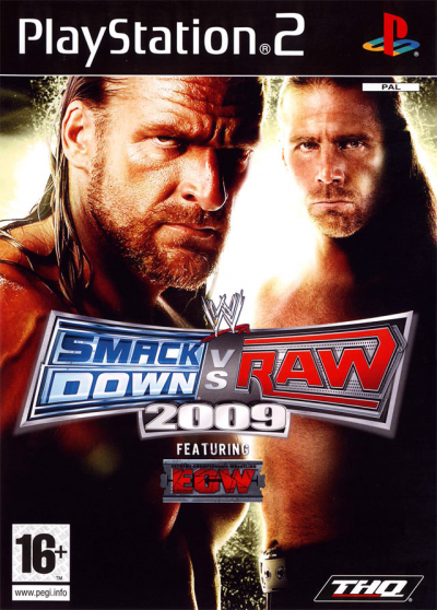 Pochette WWE SmackDown vs RAW 2009 version PlayStation 2