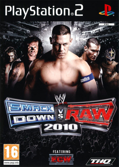 Pochette WWE SmackDown vs RAW 2010 version PlayStation 2
