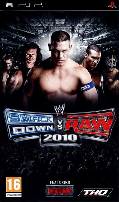 Pochette WWE SmackDown vs RAW 2010 version PSP