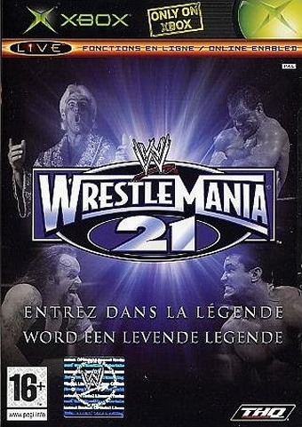 Pochette WWE WrestleMania 21 version Xbox
