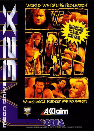 Pochette WWF Raw version 32X