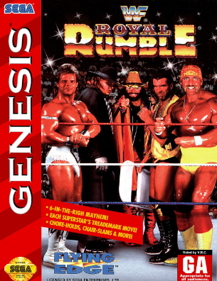 Pochette WWF Royal Rumble version Megadrive