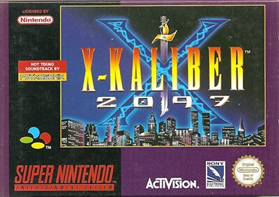 Pochette X-Kaliber 2097 version Super Nintendo