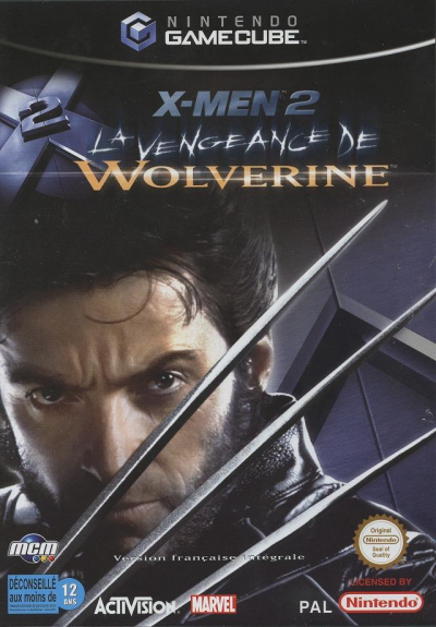Pochette X-Men 2 : La Vengeance de Wolverine version GameCube