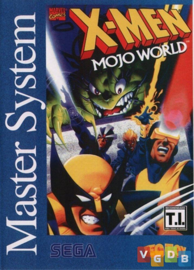 Pochette X-Men : Mojo World version Master System