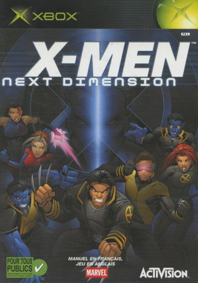 Pochette X-Men : Next Dimension version Xbox