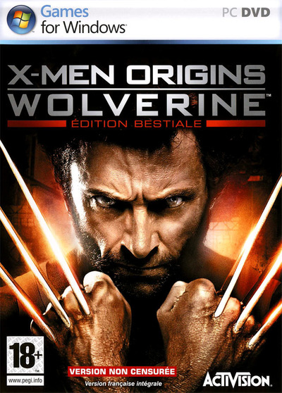 Pochette X-Men Origins : Wolverine version PC Windows