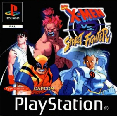 Pochette X-Men vs Street Fighter version PlayStation