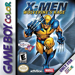 Pochette X-Men : Wolverine's Rage version GameBoy/Color