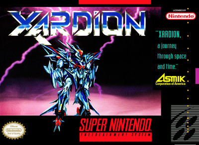 Pochette Xardion version Super Nintendo