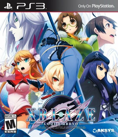 Pochette XBlaze Code : Embryo version PlayStation 3