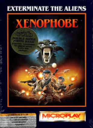 Pochette Xenophobe version Commodore 64