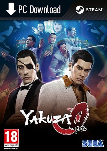 Pochette Yakuza 0 version PC Windows