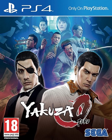 Pochette Yakuza 0 version PlayStation 4