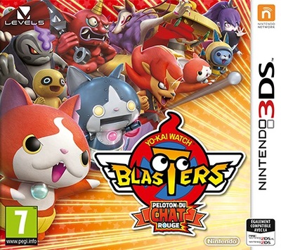 Pochette Yo-kai Watch Blasters : Peloton du Chat Rouge version 3DS