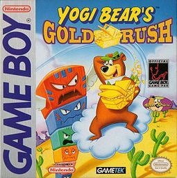 Pochette Yogi Bear in Yogi Bear's Goldrush version GameBoy/Color