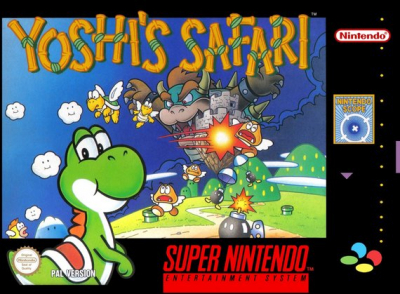 Pochette Yoshi's Safari version Super Nintendo