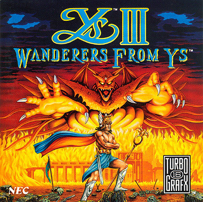 Pochette Ys III : Wanderers from Ys version PC-Engine