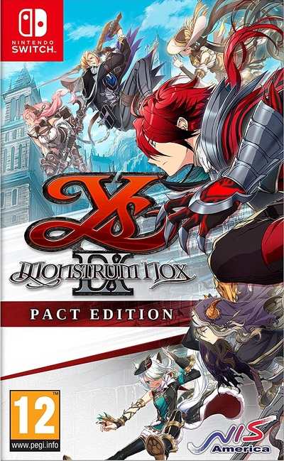 Pochette Ys IX : Monstrum Nox version Switch