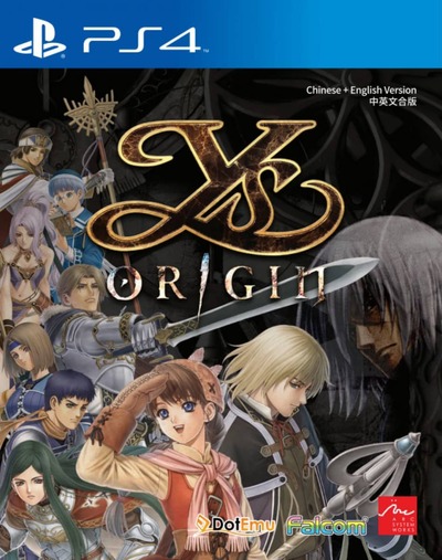 Pochette Ys Origin version PlayStation 4