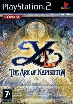 Pochette Ys : The Ark of Napishtim version PlayStation 2