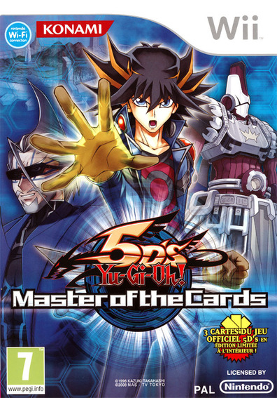 Pochette Yû-Gi-Oh! 5D's Master of the Cards version Wii