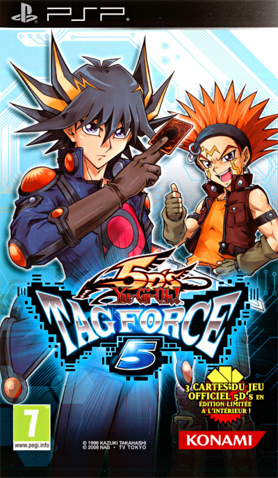 Pochette Yû-Gi-Oh! 5D's Tag Force 5 version PSP