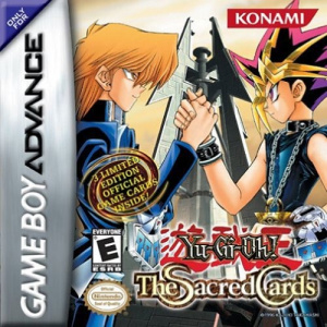 Pochette Yû-Gi-Oh! Les cartes sacrées version GameBoy Advance