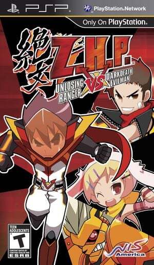 Pochette Z.H.P. Unlosing Ranger VS Darkdeath Evilman version PSP