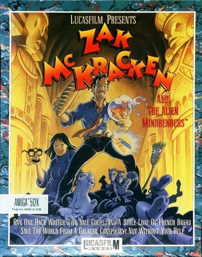 Pochette Zak McKracken and the Alien Mindbenders version Amiga