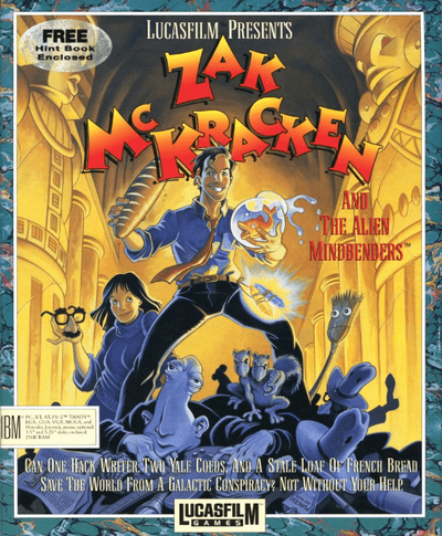 Pochette Zak McKracken and the Alien Mindbenders version PC MS-DOS