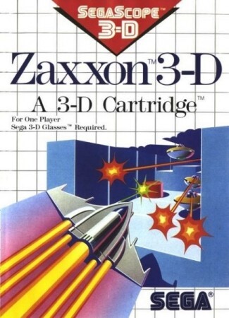 Pochette Zaxxon 3-D version Master System