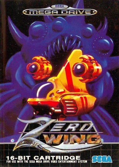 Pochette Zero Wing version Megadrive