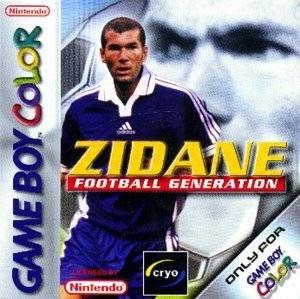 Pochette Zidane Football Generation version GameBoy/Color