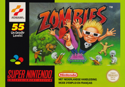 Pochette Zombies version Super Nintendo