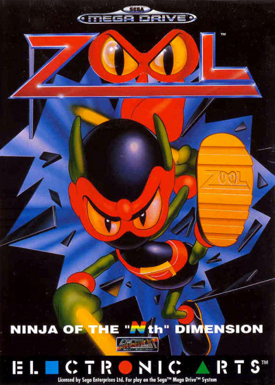 Pochette Zool version Megadrive